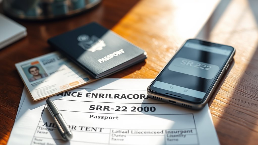 prepare sr 22 paperwork needed